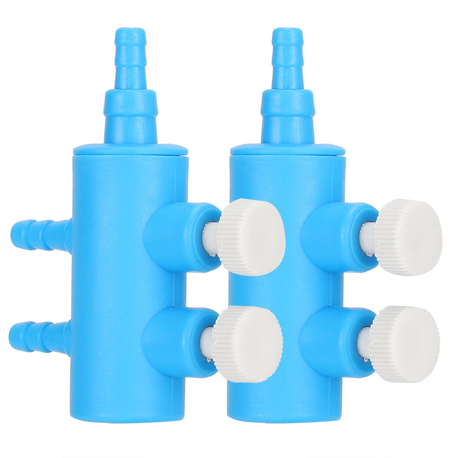 

2pcs Fish Tank Air Splitter Air Pipe Distributor Aquarium Oxygen Pump Adapter Accessory Type 1