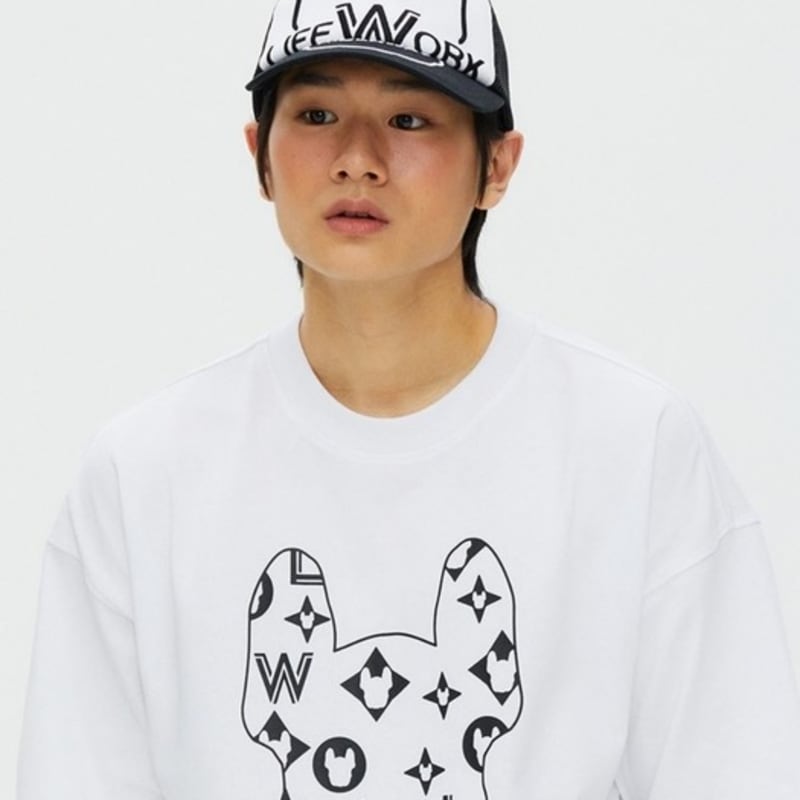 LIFEWORK [LIFEWORK] Mesh Big Radog Trucker Ball Cap_LW235CP051