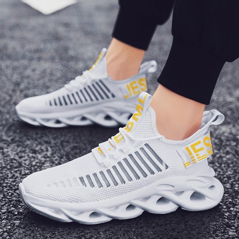 Męskie modne trampki Oddychające buty sportowe Męskie sportowe buty do biegania Rozmiar:39 ~ 46