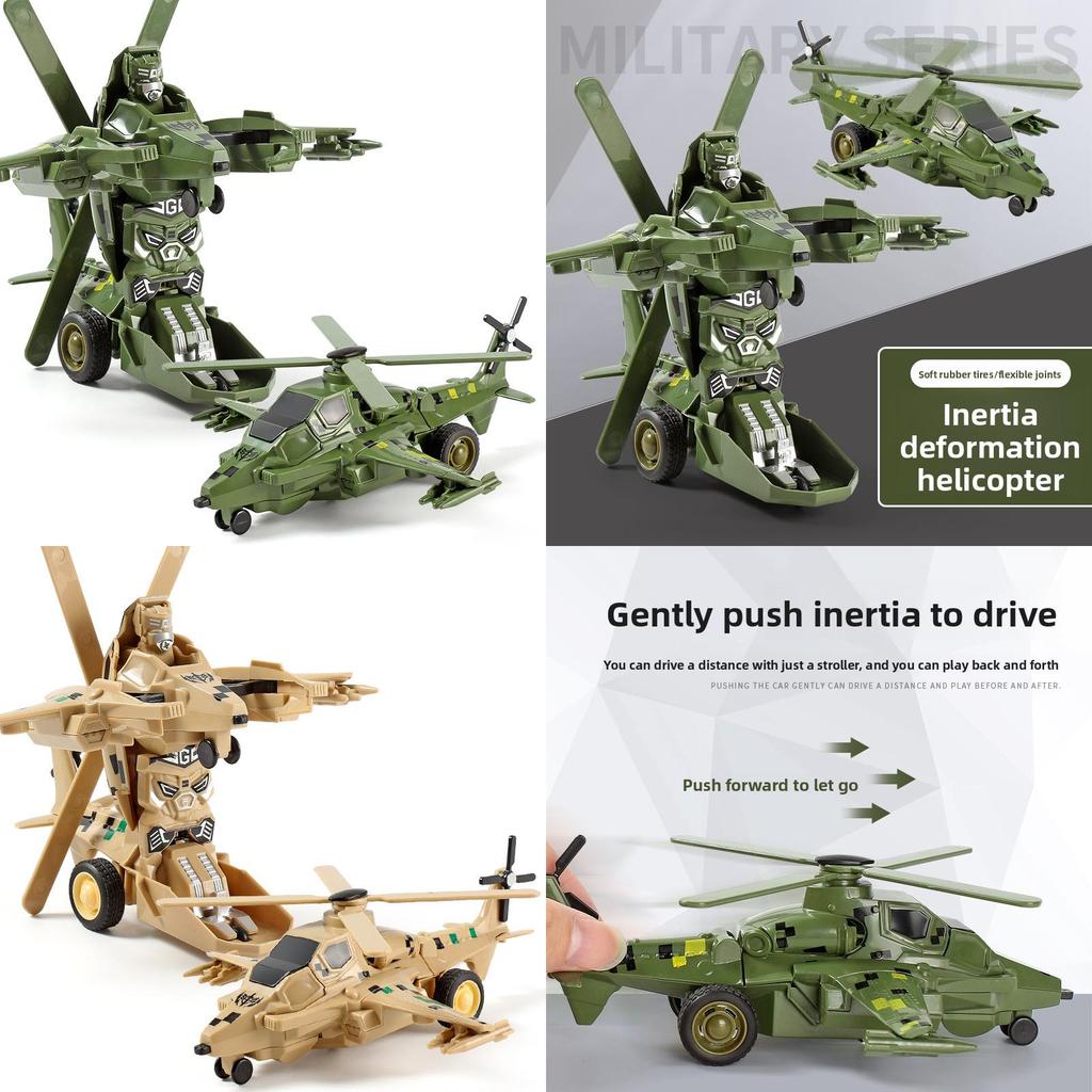 Inertia Transforming Toy Airplane For Boys With Onebutton Shape Shift And Impact Reaction