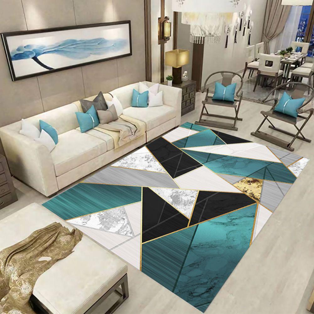 Modern Crystal Velvet Rug Affordable Large Area Home Bedroom Rug Living Room Sofa Coffee Table Mat Simple Lounge Mat