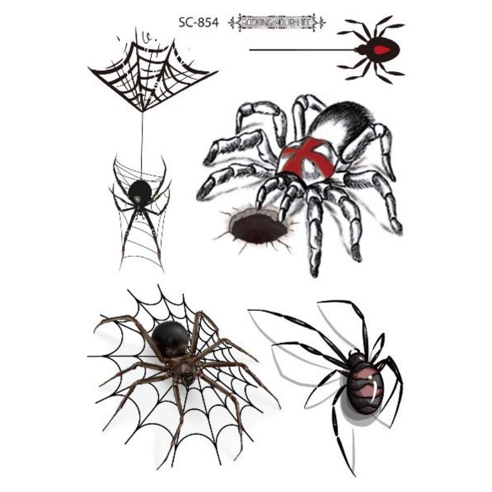 Cadılar bayramı Partisi Geçici Dövmeler Zombi Makyaj Skar Yara Kan Kanama dövme çıkartmalar Çocuklar Kadın Erkek Cosplay DIY Süslemeleri