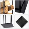 KADAX Firewood Rack Fuel Wood Metal Basket for Fireplace 80 Cm
