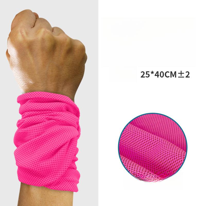 Cooling Wrist Sweat Towel Sports Wrist Support - Lightweight Unisex Sweat-Absorbent for Running Tennis  Badminton Fitness