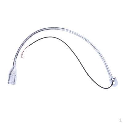 12V 3W čtecí lampička vestavěná tlačítkovým spínačem minimalistická flexibilní LED lampička na čelo postele s husím krkem