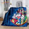 3D Cartoon Dream D-Doraemon Anime Soft Flannel Blanket for Bed Bedroom Sofa Picnic,Throw Blanket for Cover Outdoors Leisure Gift