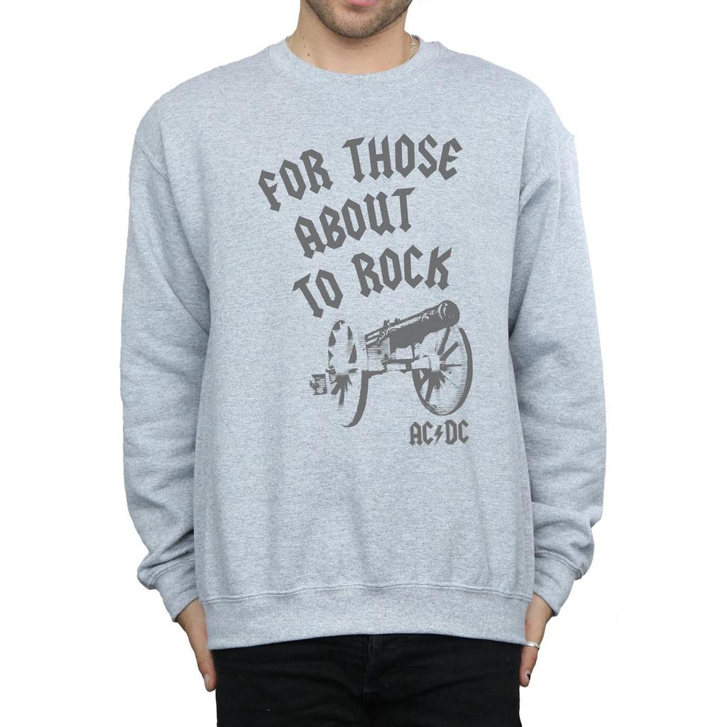 AC/DC Herren Für Diejenigen, Die Rocken Werden Kanone Sweatshirt