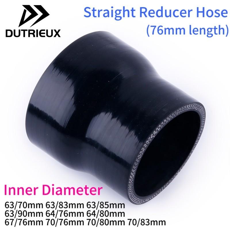 Straight Reducer Hose General Silicone Coolant Intercooler Pipe Tube Hose 63mm 64mm 67mm 70mm 76mm 80mm 83mm 85mm 90mm ID 63-70mm 3ply