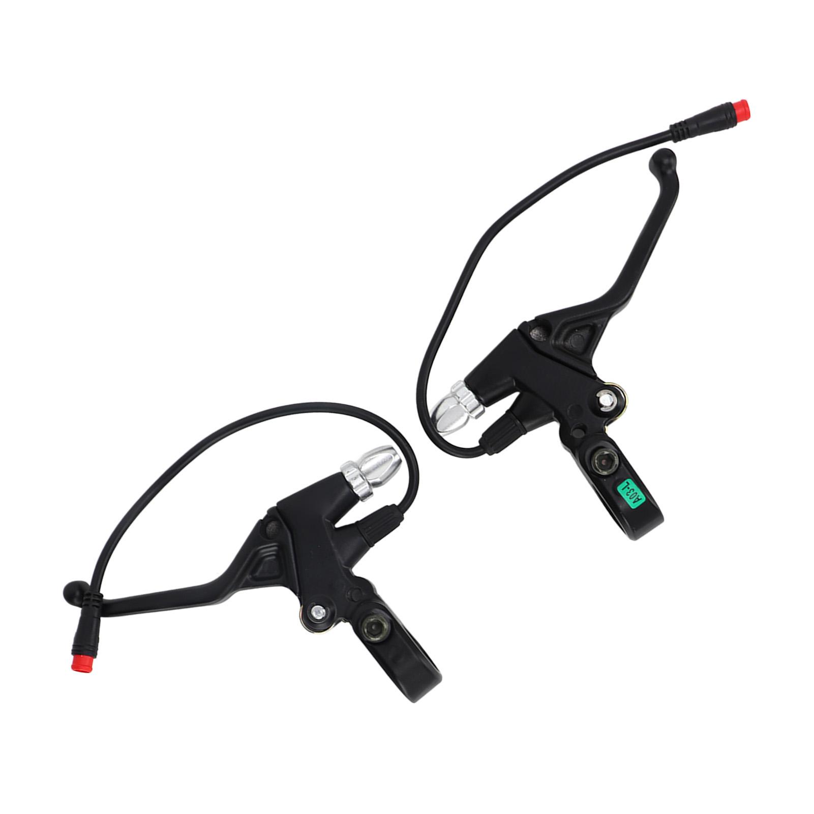 

S866 One Pair Electric Scooter Brake Lever Aluminium Alloy Antiskid Electric Scooter Brake Grips for Replacement