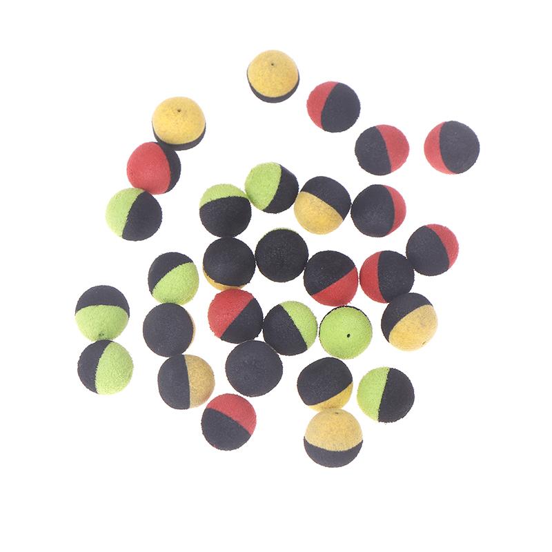10Pcs/Pack Carp Fishing Boilies Bait Duo Foam Up Boilies Ball Imitation Bait For Carp Hair Zig Rig Feeder Method Fishing Lures