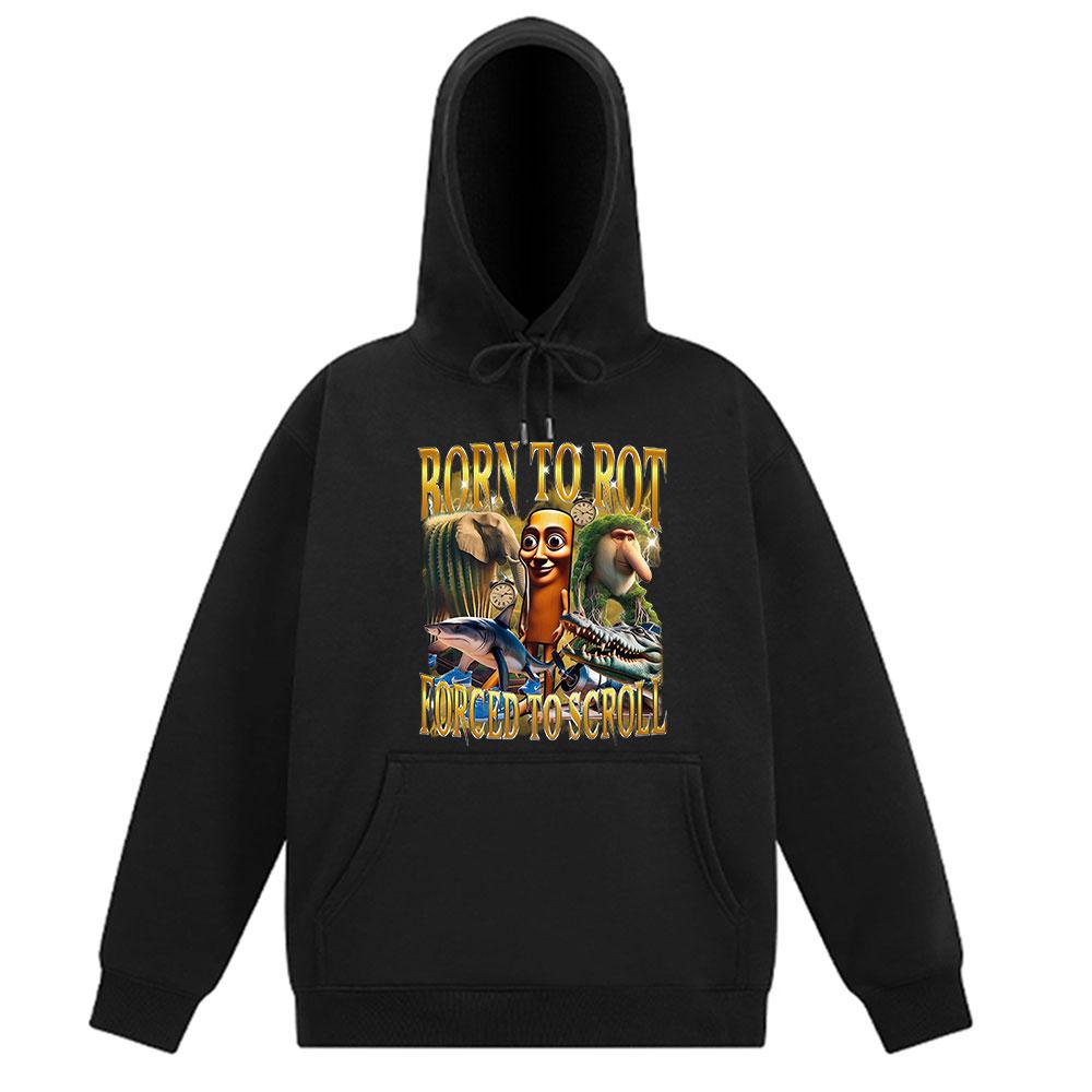 Italian Brainrot Funny Hoodie Tralalero Tralala Tung Tung Tung Sahur Bombardiro Crocodilo Lirili Larila Brr Brr Patapim Hoodies 3XL