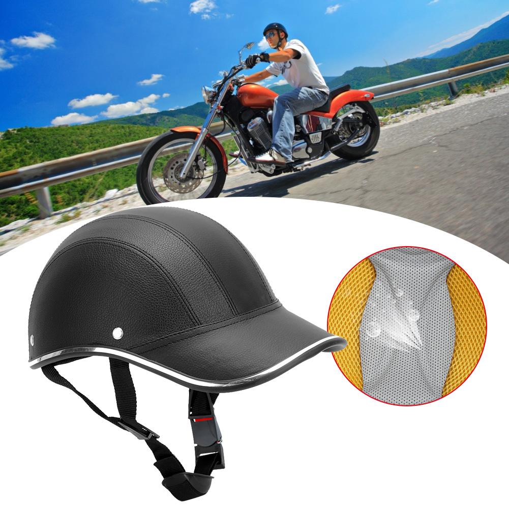 Motorcycle Helmet Security Men Women Portable Impact Resistant ABS(Black A0322 )