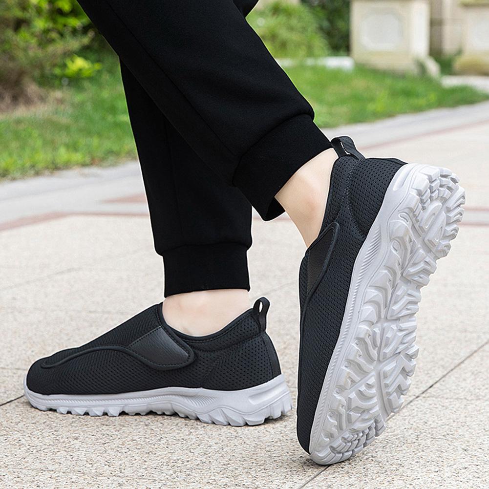 Lässige orthopädische Schuhe für breite Füße, geschwollene Schuhe für Männer, Daumenumkehrung, bequeme Diabetikerschuhe, Outdoor-Wanderschuhe