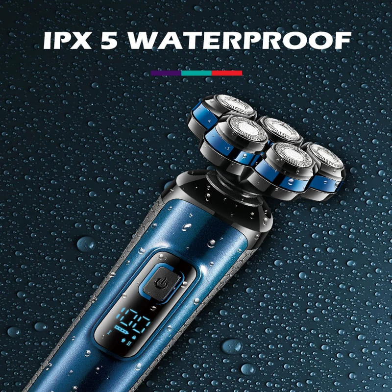 High-quality Reciprocating  Multi-blade Floating Electric Shaver Household Digital Display  Waterproof Four-in-one Men's Care Set Razor