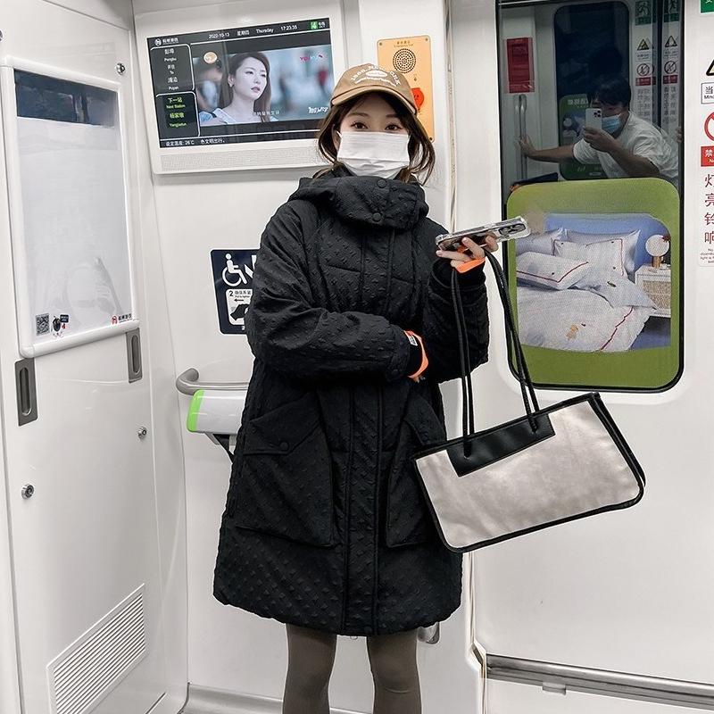 

Cotton-padded Jacket Women s Winter New Fragrance Thickened Korean Joker Coat Ladies Western Style Warm Cotton-padded Jacket. XXL чёрный