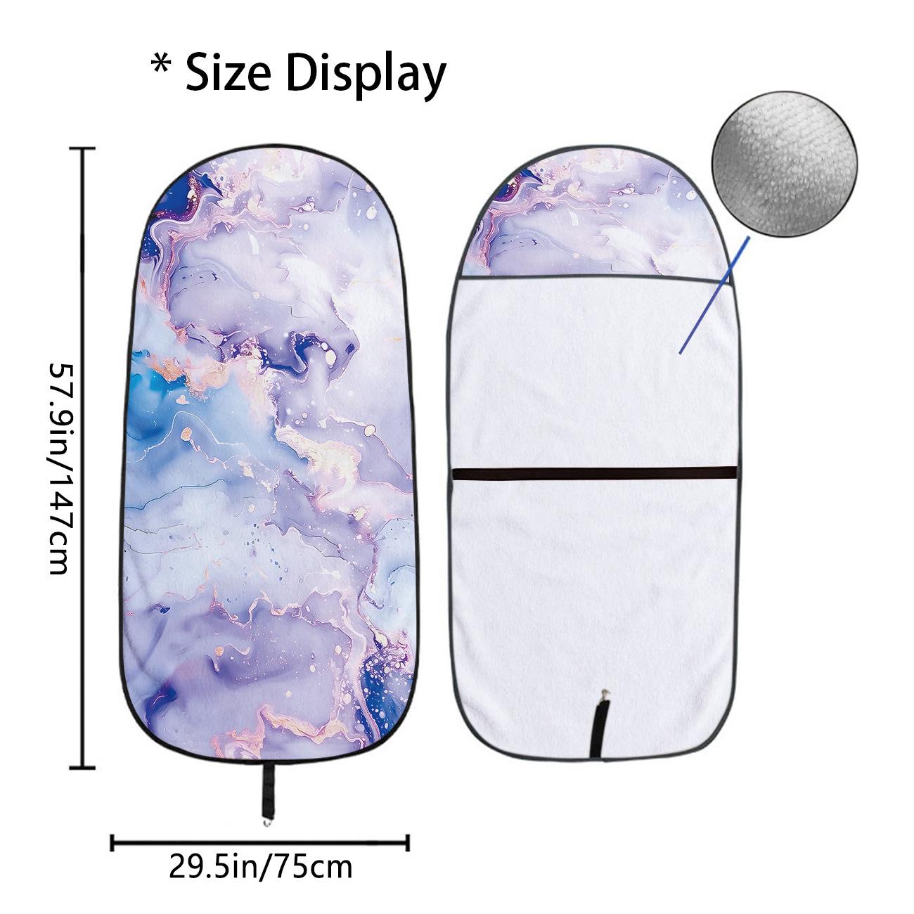 

Universal Gym Car Seat Towel Cover - All-Season Front Seat Protector for Workout 75x150 cm