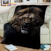 Beast Tiger Lion Leopard Animal Wildlife Cartoon Blanket,Soft Throw Blanket for Home Bedroom Bed Sofa Picnic Cover Blanket Kids