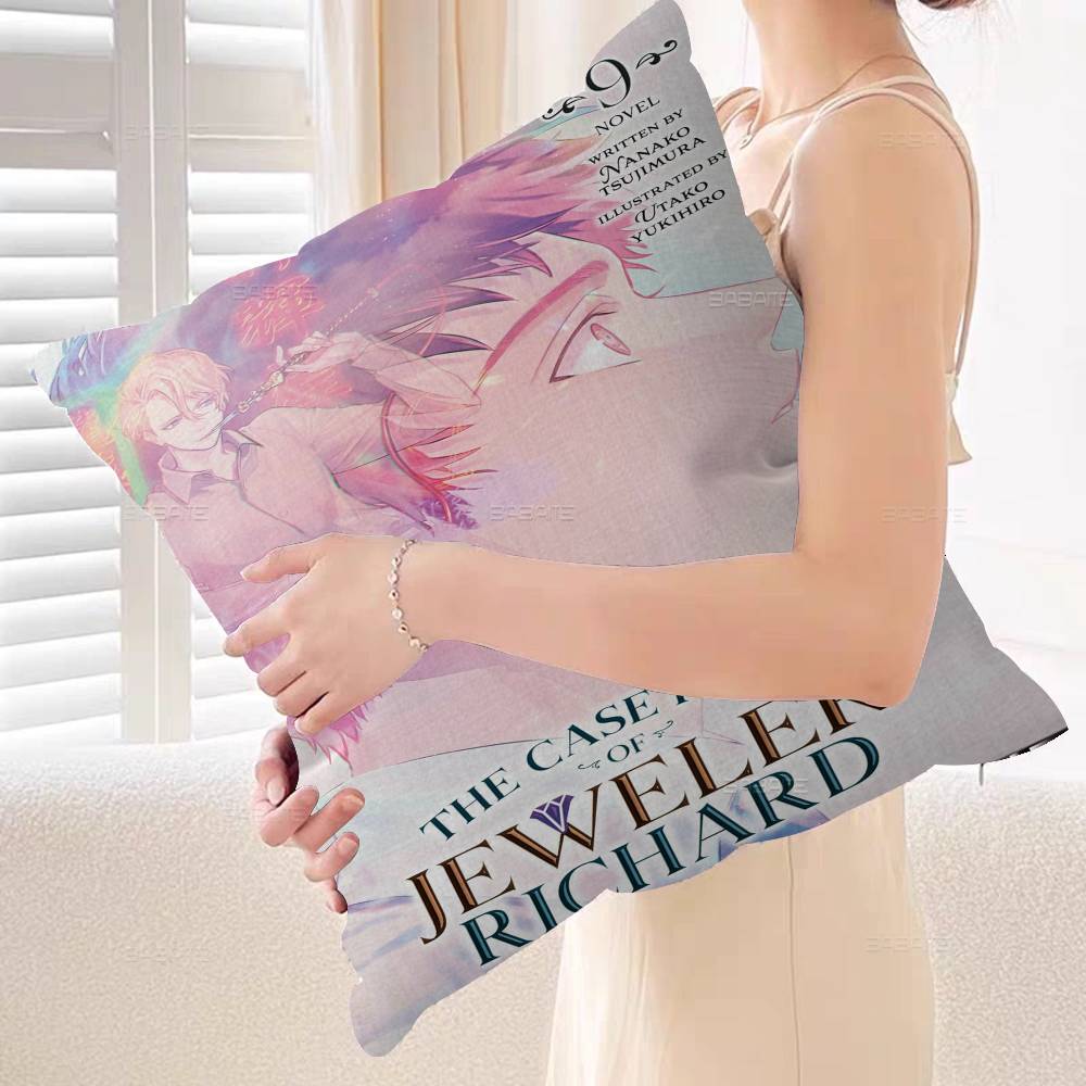 Anime The Case Files of Jeweler Richard Personalized Pillow Cover Kids Bedroom Wild Party Decor Pillowcase kid Birthday