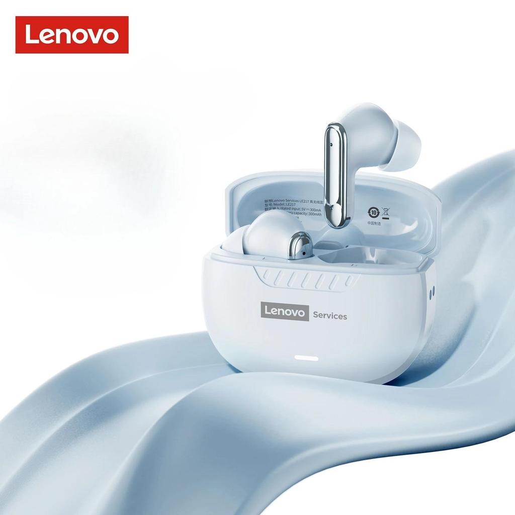 Lenovo LE217 TWS Wireless Bluetooth V6.0 Headphones Long Battery Game Noise Cancelling Sport Earbuds 3D Stereo Sound 38ms Ultra-low Latency Headset