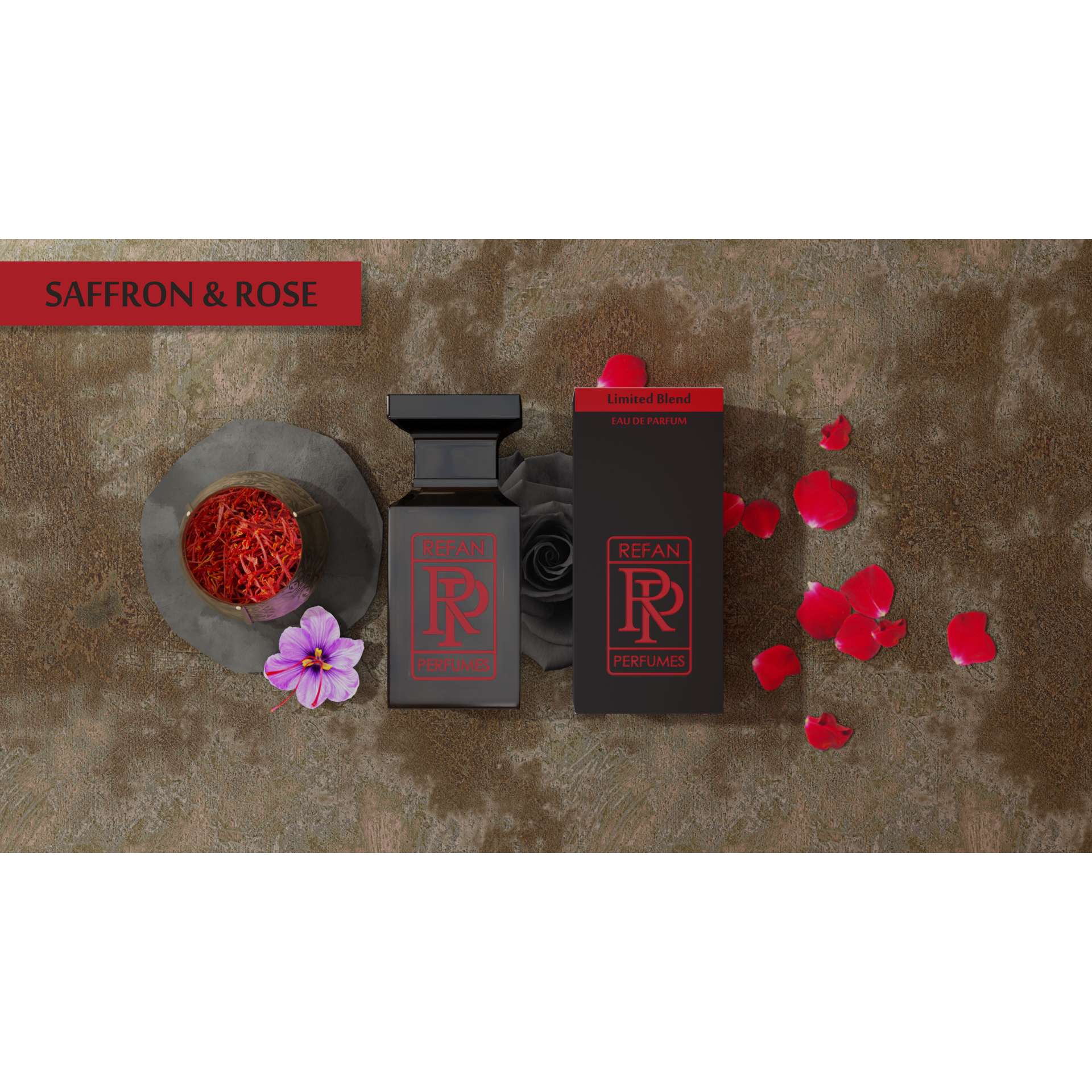 

SAFFRON & ROSE Refan Parfum для чоловіків і жінок аромат унісекс 55 ML
