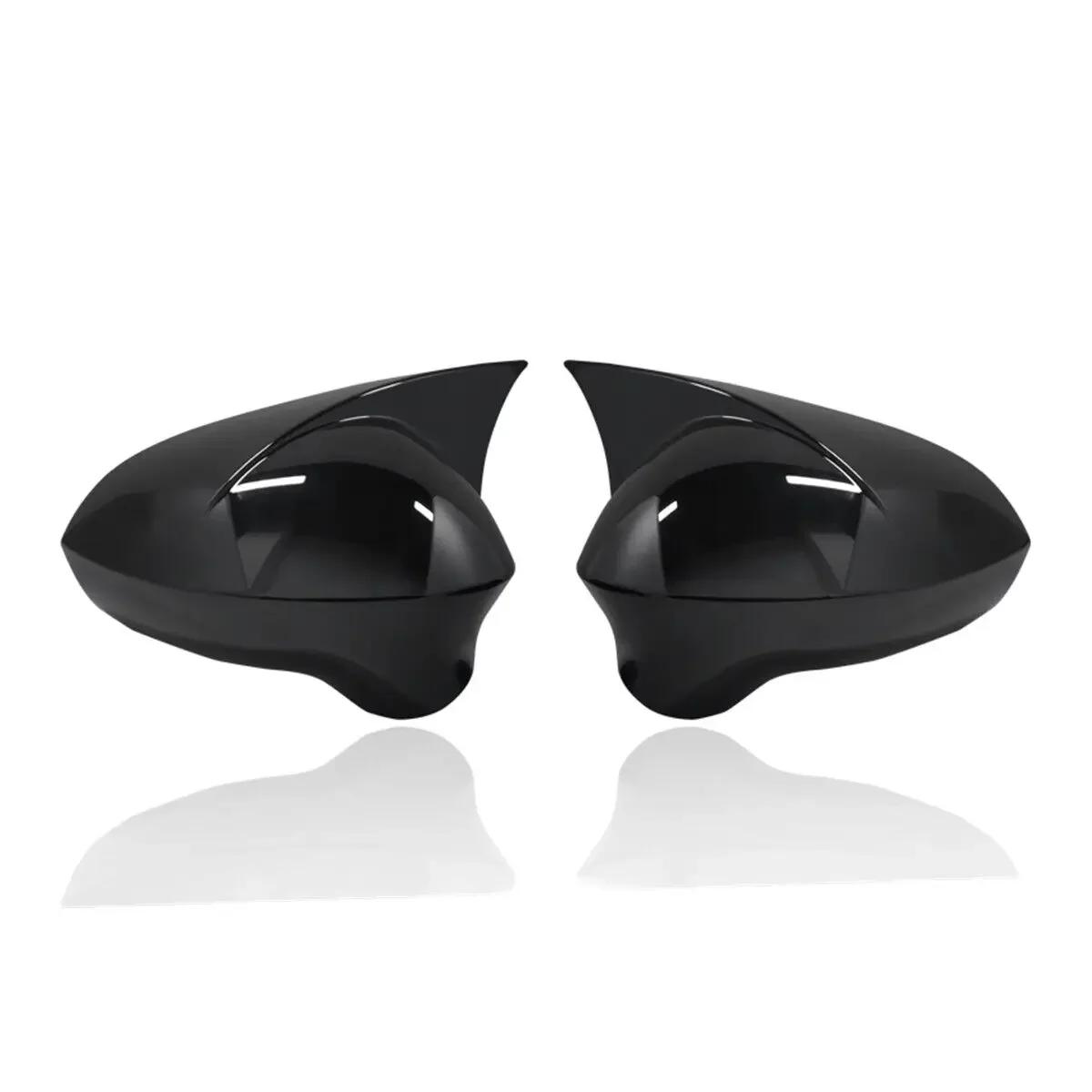 

For Seat Leon MK2 2009-2012 Ibiza MK4 2008-2017 Car Rearview Door Side Mirror Cover Wing Cap Exterior Housing Shell Trim ABS Gloss Black