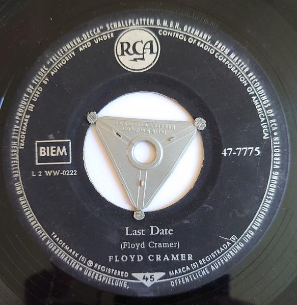 

7inch Record FLOYD CRAMER - Last Date 477775 RCA Victor 1960 Germany Rock Used