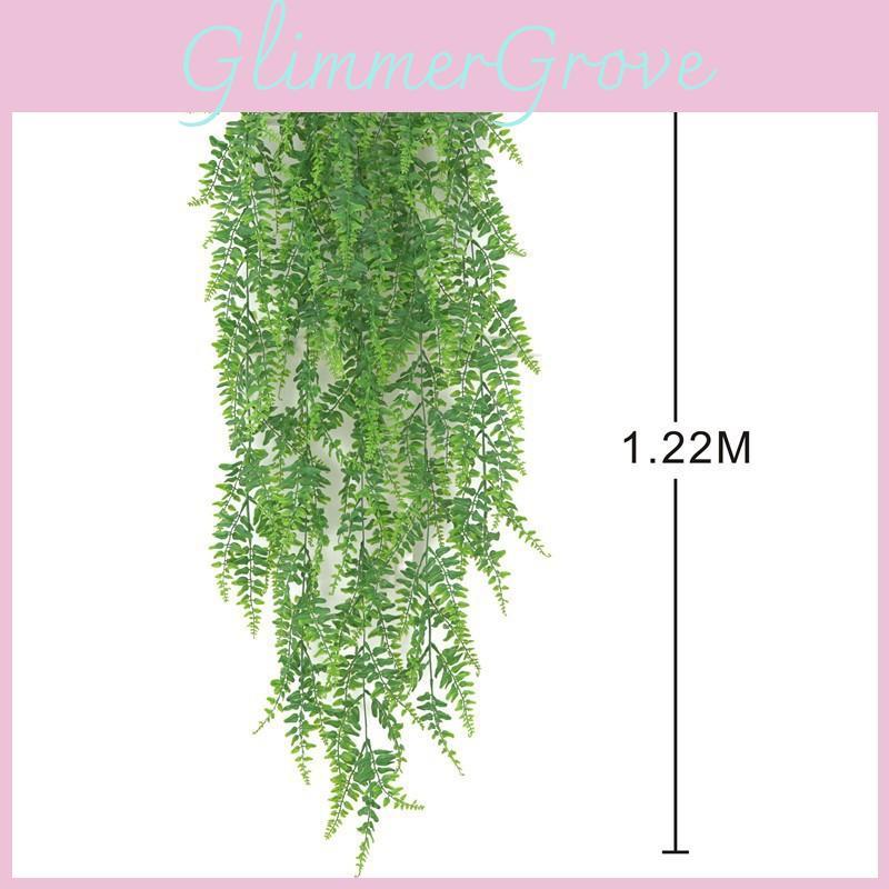 Plastic Wall Grass Hanging 122cm For Natureinspired Home And Office Decor