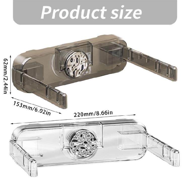 Einfach zu installierender Saugbecher-Müllbeutelhalter für kleine Wohnungen Müll-Hängehalterung Küchenarbeitsplatten-Organizer