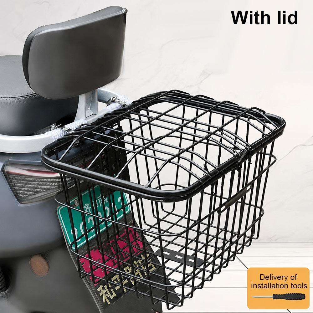 with Dust-proof Inner Liner Electric Vehicle Basket Children's Folding Bike Accessories