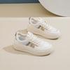 Mesh Hollow White Shoes Female Student Korean Version 2025 Summer New Versatile Sports and Leisure Board Shoes Female WS701