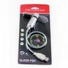Creative Mini Fan USB Powered LED Clock Real Time Display Summer Cooling Neon Fan USB Gadgets