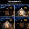 50W 5000 Lumen LED Floodlights with PIR Sensor, IP66 Waterproof Outdoor Wall Light with Remote Control for Garden, Backyard, Garage