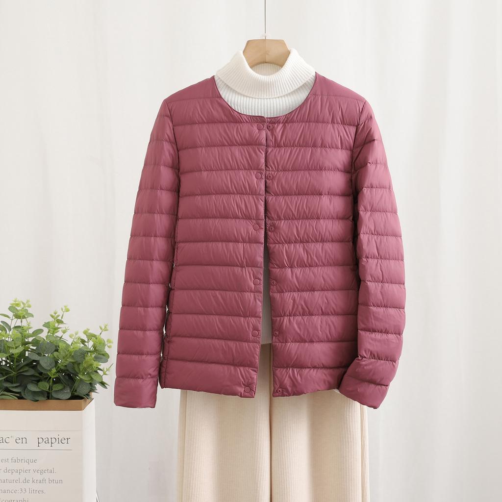New autumn and winter down light down jacket women's ultra-light short wear compression portable liner jacket