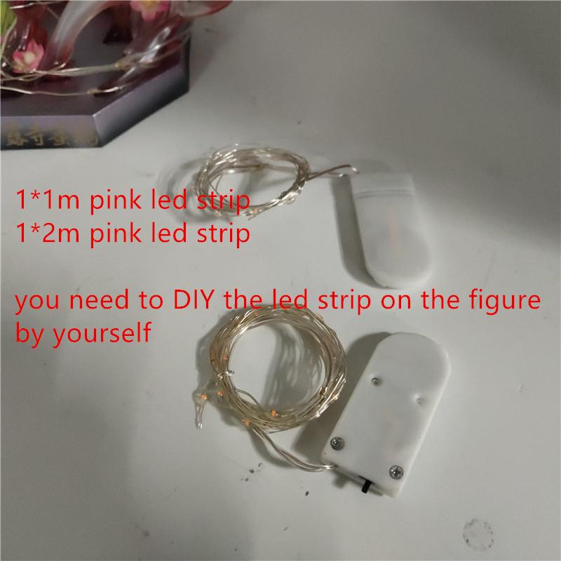 Anime Toys Mdoel Kanroji Mitsuri Led DIY PVC Action Mdoel Doll Gift