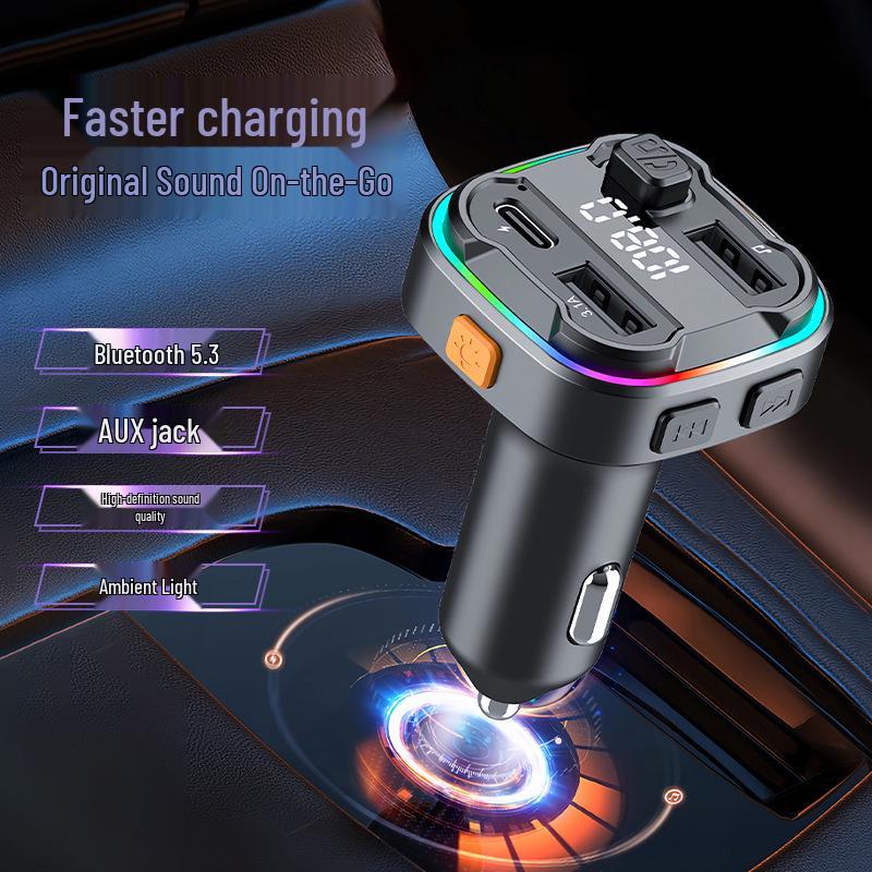Multifunctional Bluetooth FM Transmitter & Car Charger with MP3 Player