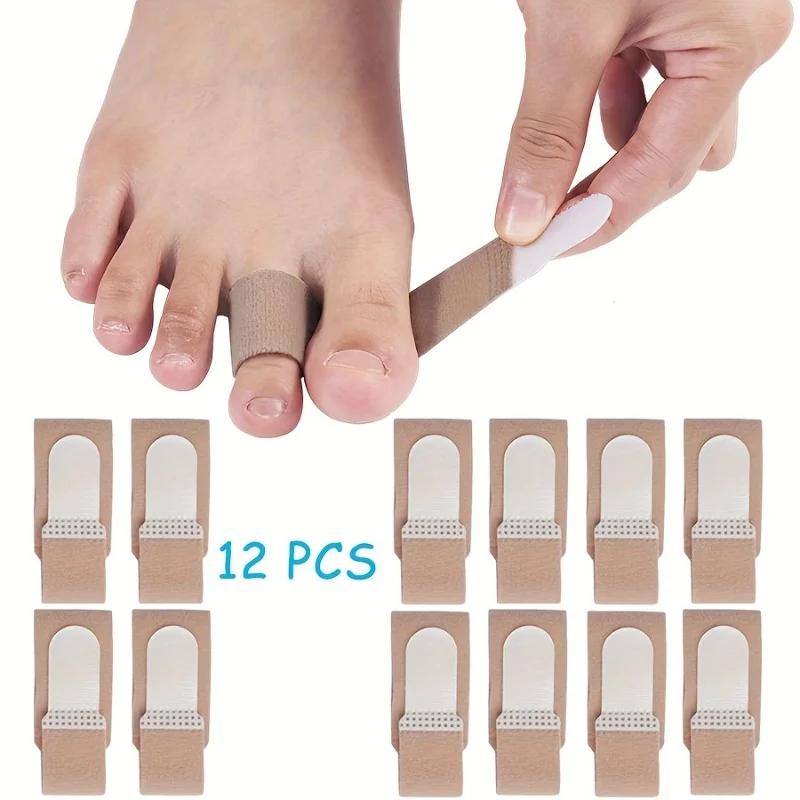 

Reusable Hammer Toe Straightener, Toe Splints Cushions Bandages, For Correcting Crooked & Overlapping Toes Protector