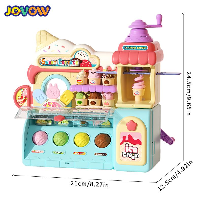Kinder Farbton Knete Nudelmaschine DIY Knete Werkzeuge Eiscreme Plastilin Form Set Puzzle Spielzeug für Jungen Mädchen Geburtstagsgeschenk
