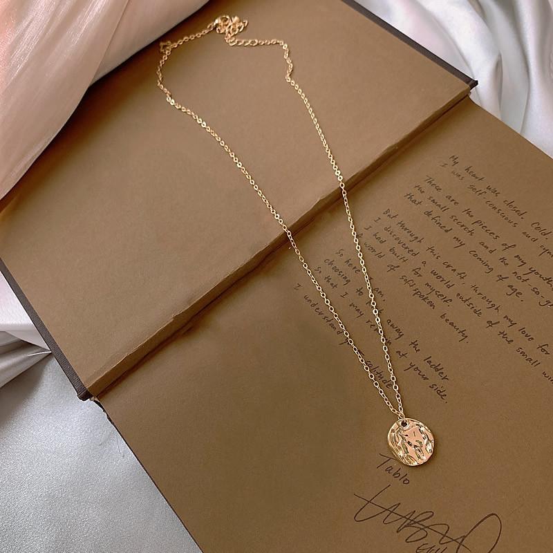 Double Stacked Baroque Freshwater Pearl Necklace Women S Fashion Simple Metal Wind Irregular Pearl Collarbone Chain