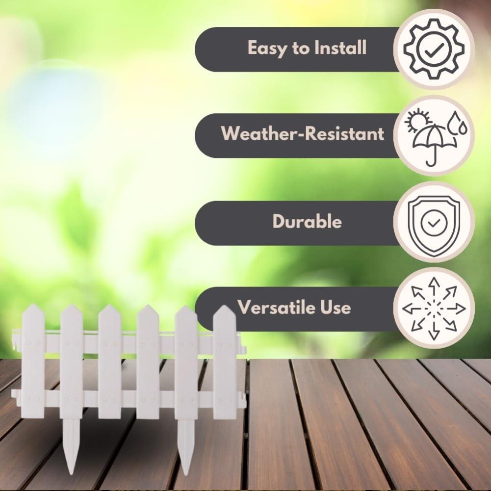 Interlocking Design Picket Fence Spiked Feet Anchors