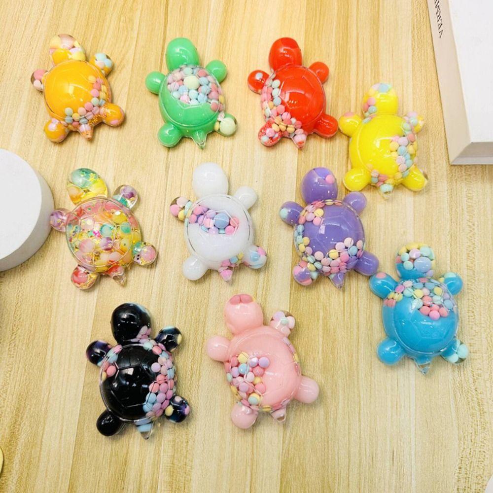 Cute Candy Color Turtle Dolls Lovely Turtle Small Ornament Statue Cartoon Turtle Toy  Couple Gifts