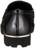 Carino CAWG22304 Women's Black Patent Leather Loafers, Size 23.0 Cm
