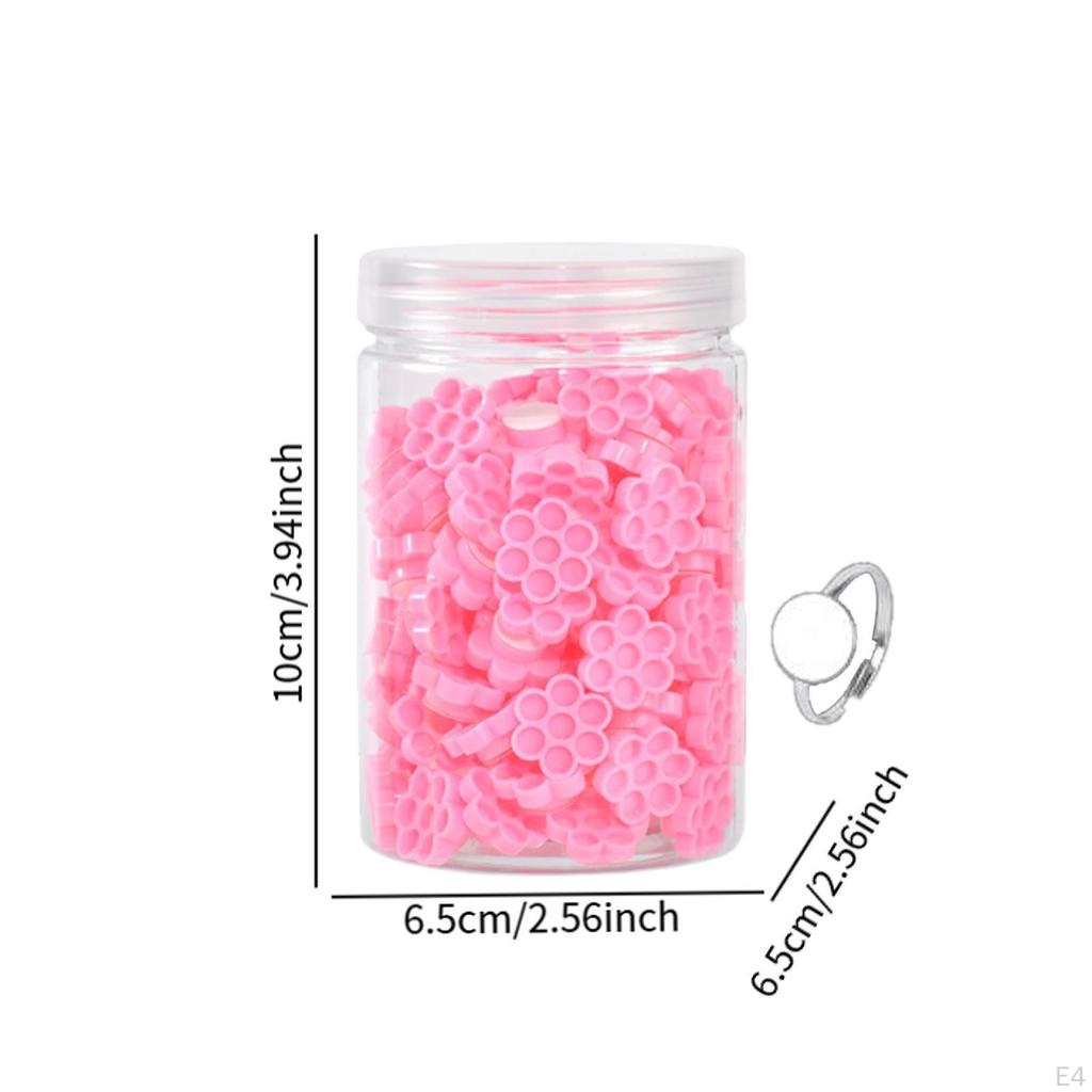 Glue Cups Lash Holder Compact Sturdy Extension Supplies for Eyelash Grafting Practice