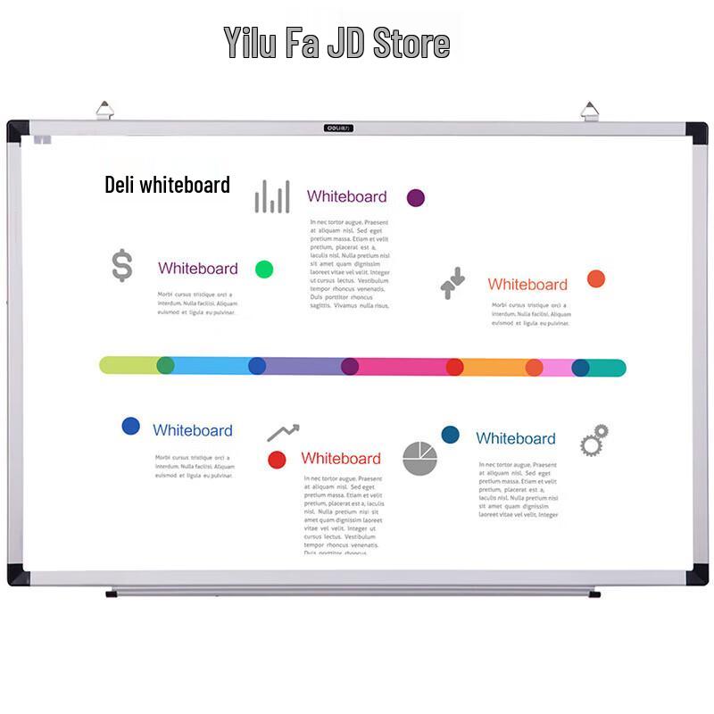 Deli 7854 Magnetic Acrylic Wall-Mounted Whiteboard