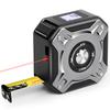 Smart Laser Distance Tape Measure 40M Laser Range 5M Steel Tape Front Back Reference Switch Unit Conversion LCD Display