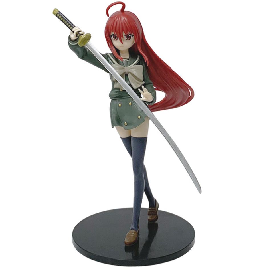 19CM Anime Shakugan Shana Punish Action Figures Model Collection Ornament Cartoon Toy Gift PVC no the crime Articulated Poseable Detailed Movable