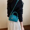New Handbag Women's Fashion Shoulder Bag Solid Color Messenger Bag