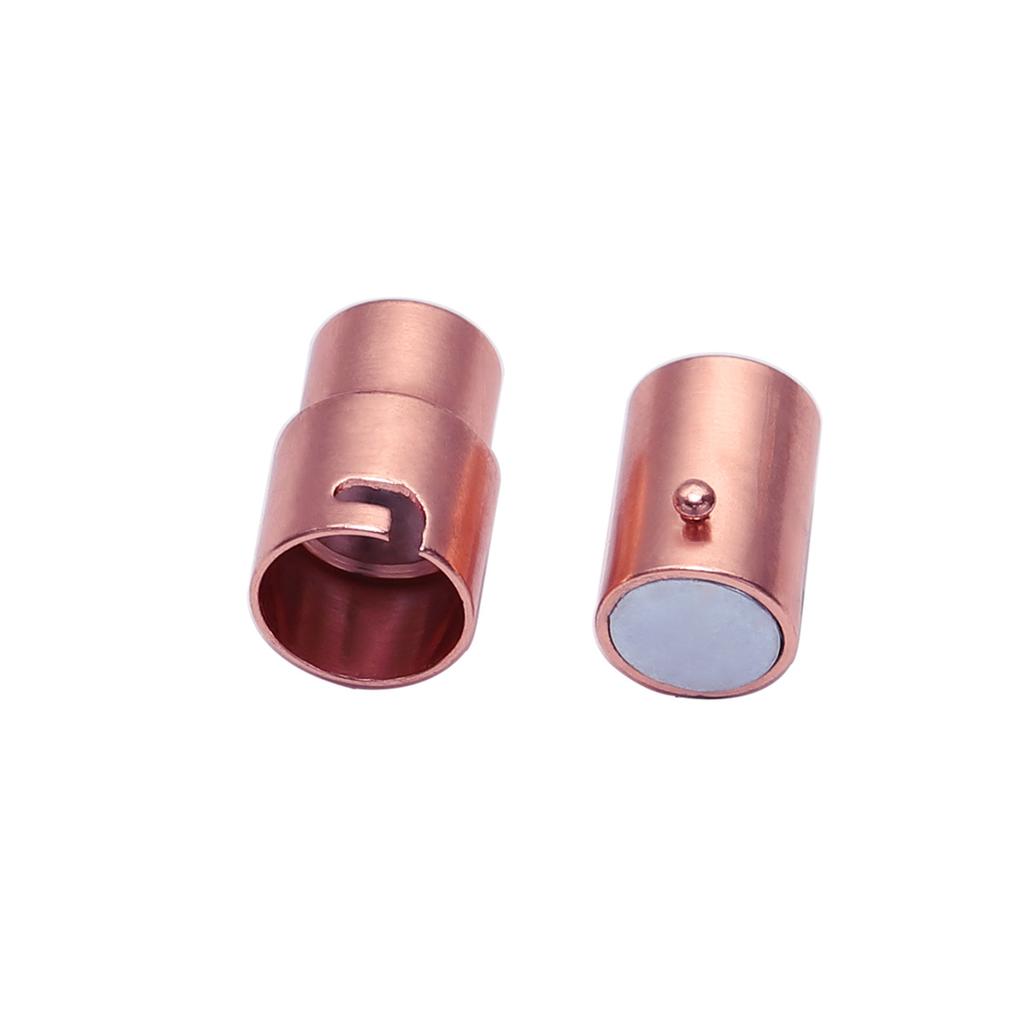 10pcs/lot Strong Magnetic Clasps 3 4 5 6 8 10 mm Leather Cord Bracelet Connectors For DIY Jewelry Making Accessories