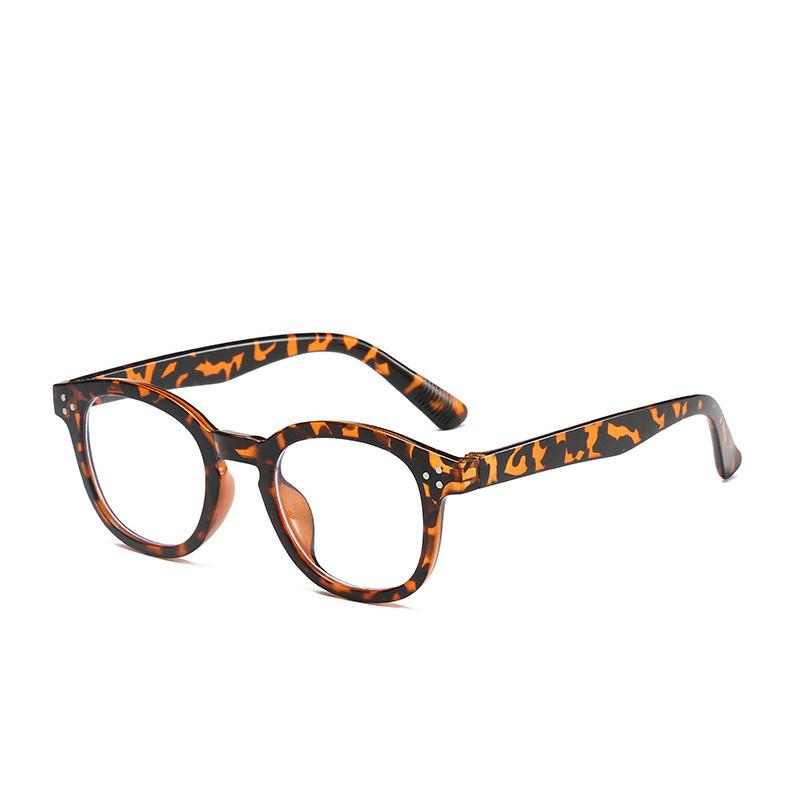 Vintage Computer Glasses big Frame Women Men Anti Blue Light Round Eyewear Blocking Glasses Optical Spectacle Eyeglass