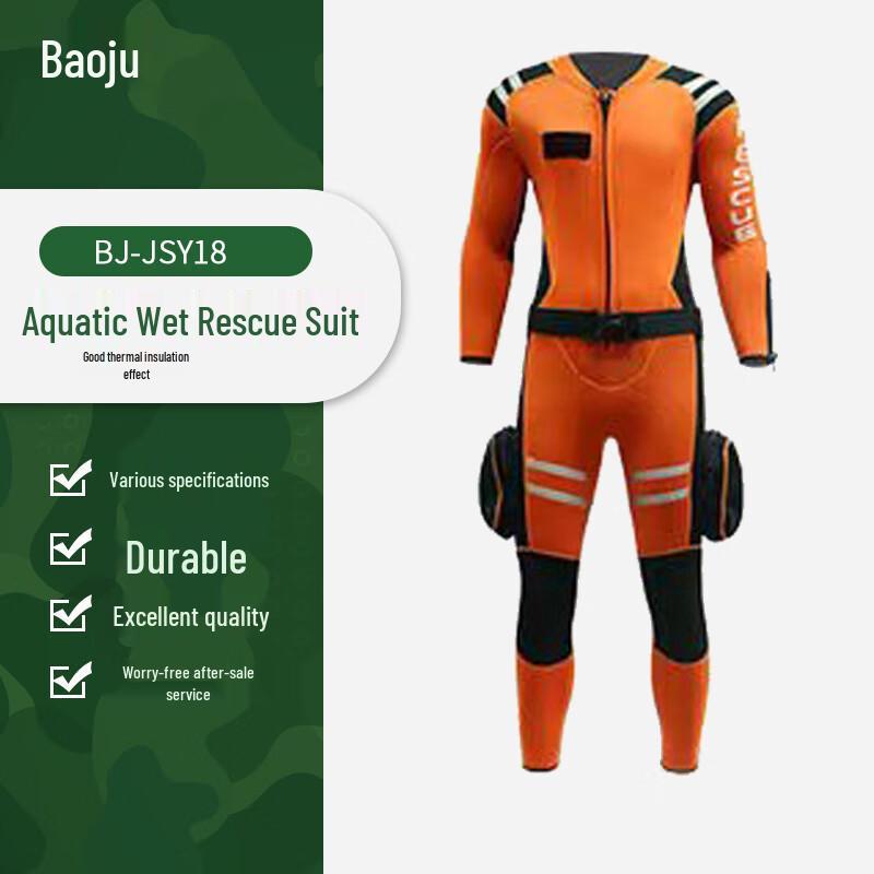 Baoju One-Piece Wet Suit for Water Rescue XL