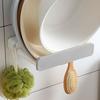 Retractable Wall Mounted Basin Rack for Bathroom Kitchen Storage Adhesive Patch No Punching Wall
